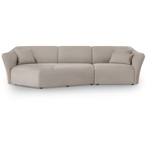 Cosmopolitan Design Bež kutna garnitura od boucl&amp;eacute; tkanine Tokyo &amp;ndash; Slike