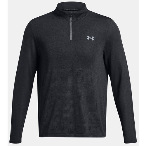 Under Armour UA Seamless Stride 1/4 Zip Majica Siva Slike