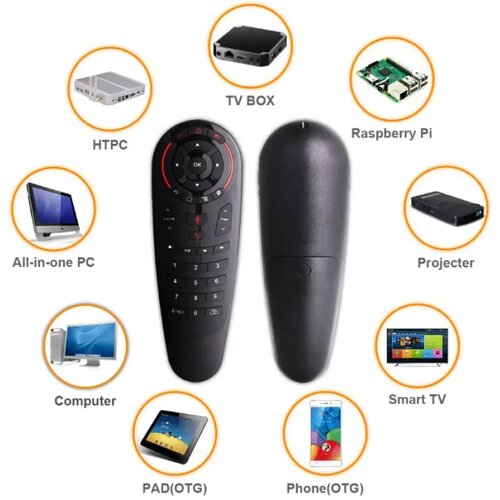 Gembird GMB-G30S AIR MOUSE Wireless Keyboard - Voice Universal Remote Control Gyro for Android tv box PC Cene