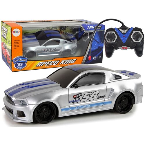  Auto na daljinsko upravljanje R/C Sports Car 1:24 Speed King - srebrni Slike