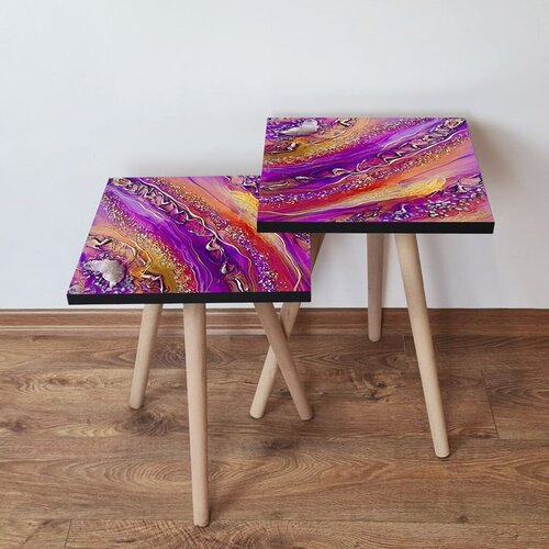 Hanah home Set 2 stočića 2Shp108 Multicolor Cene