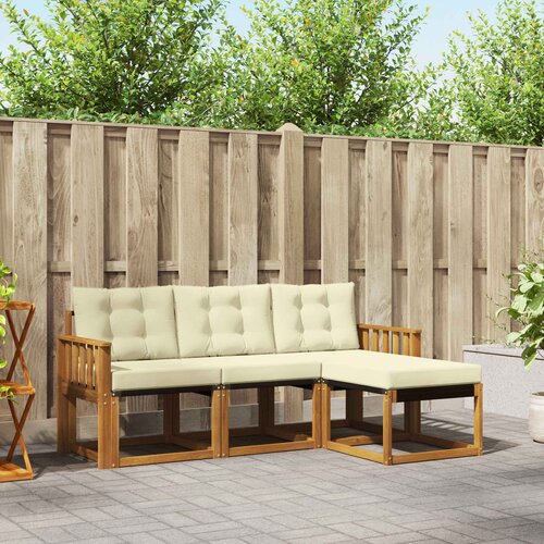  Set vanjskih sofa 4 kom. Prirodna i krem Cijene