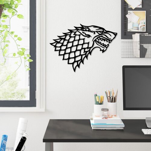 Wallity Zidna dekoracija Game Of Thrones, 60x43 cm, 1.5 mm, Crna Slike
