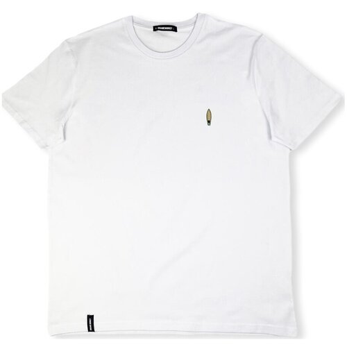 Organic Monkey Majice &amp;amp; Polo majice Surf&amp;#039;s Up T-Shirt - White Bela Slike