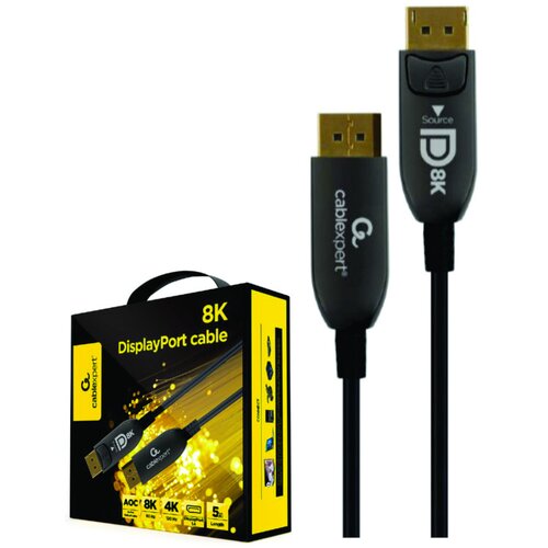 Gembird CC-DP8K-AOC-5M Active Optical Cables (AOC) DisplayPort v.1.4 (8K@60Hz/4K@120Hz) 5m Slike