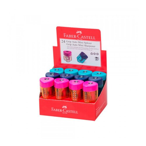 Faber Faber-Castell: Grip šiljilo s spremnikom, razne boje, 1 komad Cene