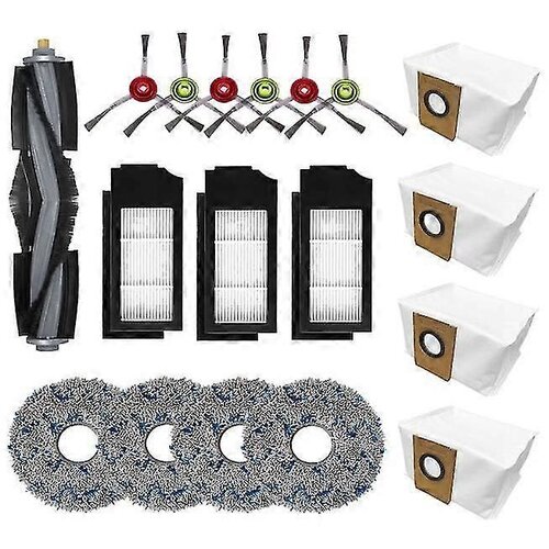 INORCO Glavna stranska krtača Hepa Filter Združljiv Ecovacs Deebot X1omni X1turbo Dodatki za robotski sesalnik Dodatek za sesalnik, (21840791) Cene