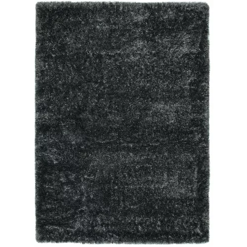 Universal Antracitno sivi tepih Aloe Liso, 80 x 150 cm