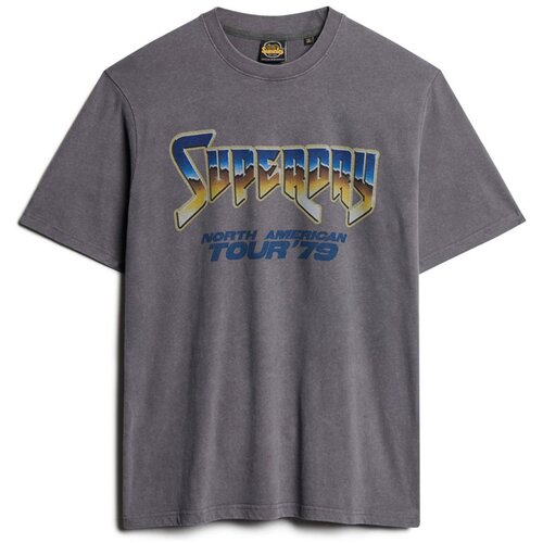 Superdry 70S rock graphic band muška majica Slike