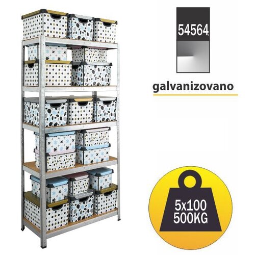 SmartStorage Polica metal medijapan 180x100x40cm 5x100kg Cene