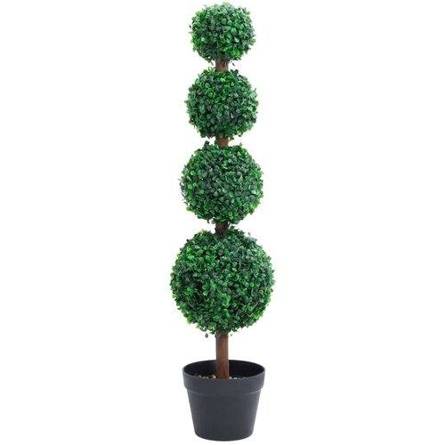 vidaXL umjetni šimšir u obliku kugle s posudom zeleni 90 cm Cene