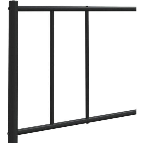  Metalno zamjensko uzglavlje crno 200 cm Slike