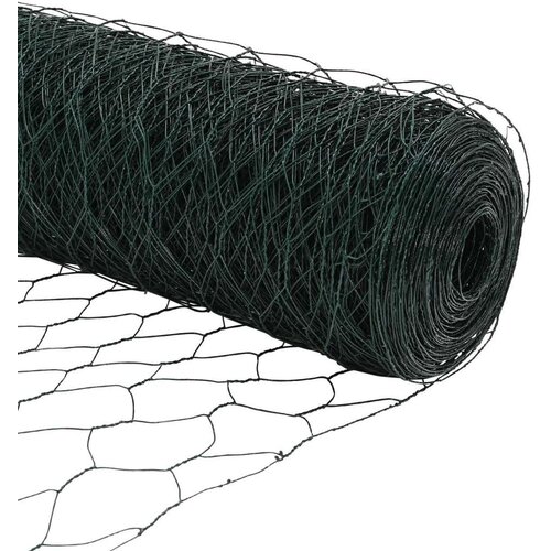 vidaXL Ograjne Palice 11 kos U-Podstavki Zelene 140 cm Jeklo, Šesterokotna Ograja Zelena 1.4x50 m Jeklo Cene