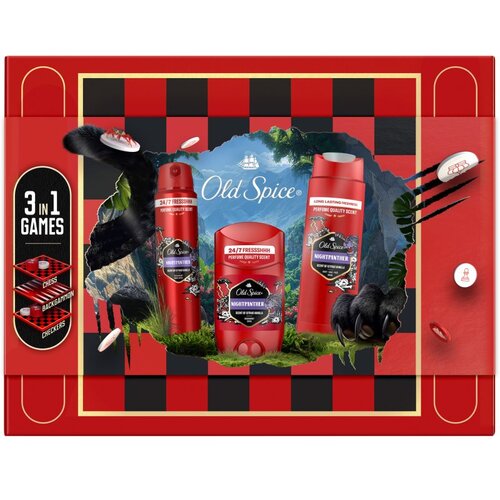 Old Spice Nightpanther Gamebox darilni set za mo&amp;scaron;ke Slike