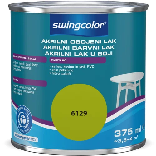 SWINGCOLOR Lak u boji (Jabuka zelene boje, 375 ml, Sjaj)