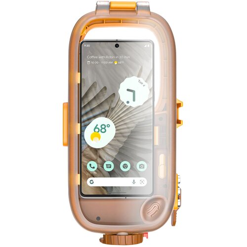 AVIZAR Vodotesna torbica za pametni telefon do 7" IPX8 potapljanje 15 m, Oranžna, (5000012547) Cene