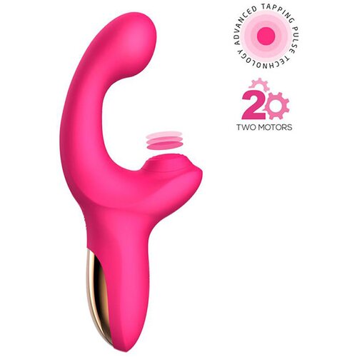 INTOYOU Volse Triple Function Tapping &amp;amp; Finger Vibrator Pink Slike