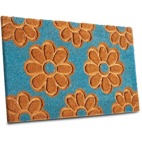 Hanse Home Predpražnik iz kokosovih vlaken 45x75 cm Flowers – Cene
