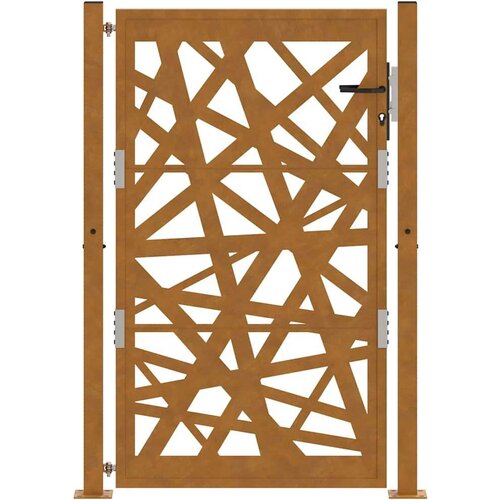 vidaXL Vrtna vrata 105x155 cm Vremensko odporno jeklo Light Design Cene