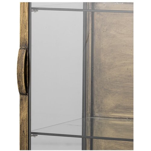 Bloomingville kovinska vitrina v zlati barvi 45x110x40 cm saone &amp;ndash; Slike