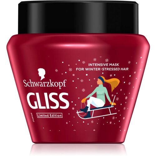 Schwarzkopf Gliss Winter Repair intenzivna regeneracijska maska za suhe, obremenjene lase 300 ml Slike