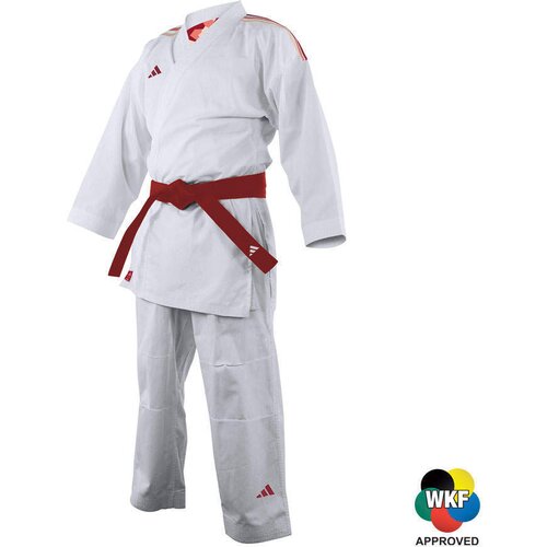 PrideShop Karate kimono Adidas - DNA Kumite Fighter - 185 , Z rdečimi črtami Cene