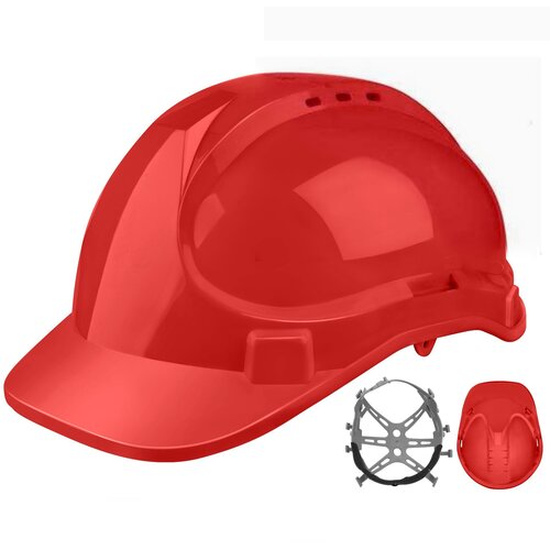 Total varnostna čelada 11 rdeča /330g/HDPE  (TSP2611) Cene