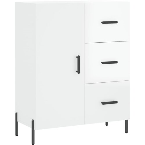 vidaXL Komoda visok sijaj bela 69,5x34x90 cm inženirski les, (20806571) Cene