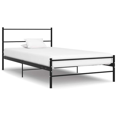 Okvir za krevet crni metalni 90 x 200 cm Cene