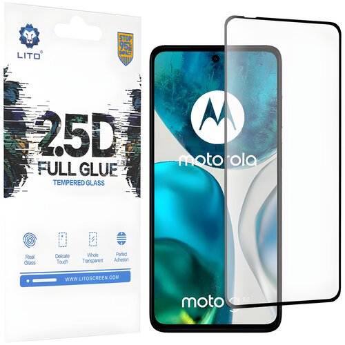 Lito 2,5D kaljeno staklo - Motorola Moto G52/Moto G82 - Crna Cene