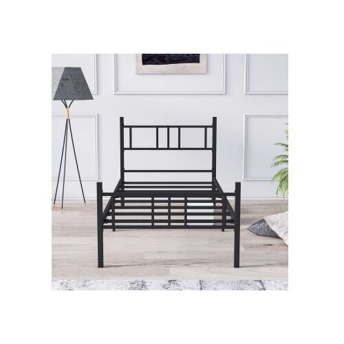 Hanah home Okvir kreveta Akin, 100x200 cm, Crni Slike