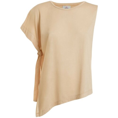 Deha shiny asymmetrical top, ženska majica, bež D63413 Cene