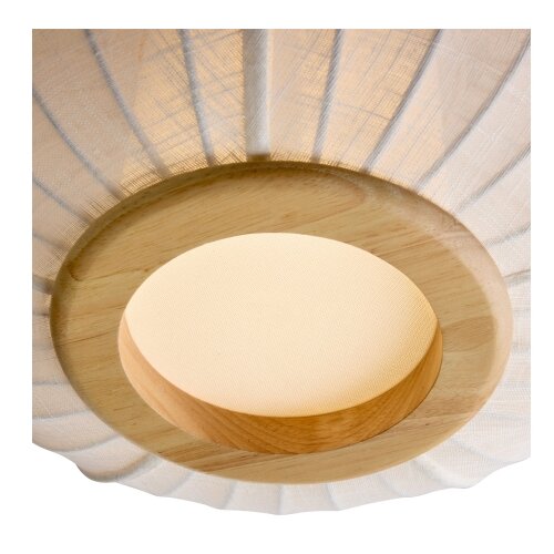 Halo Design 749362 - plafonjera balloon 1xE27/40W/230V prečnik 40 cm hrast/bela Slike