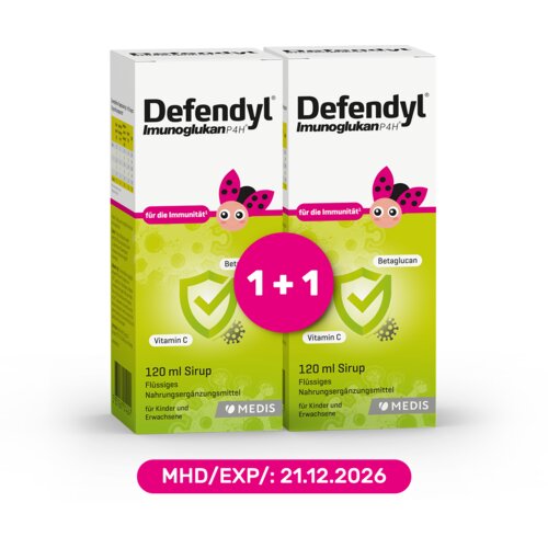 Defendyl&amp;reg; Imunoglukan P4H Sirup 1+1 Gratis - 1+1 GRATIS - rok trajanja 31.12.2026 Slike