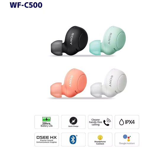 Sony Bele-Sony Bežične bubice WFC500W.CE7 Slike