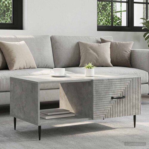  Kava Stol Betonska siva 90 x 50 x 40 cm Konstruirano drvo Cijene