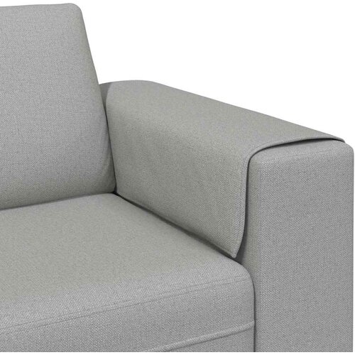  Kauč za dnevni boravak Oblačnosiva 250 x 77 x 76 cm Poliester Slike