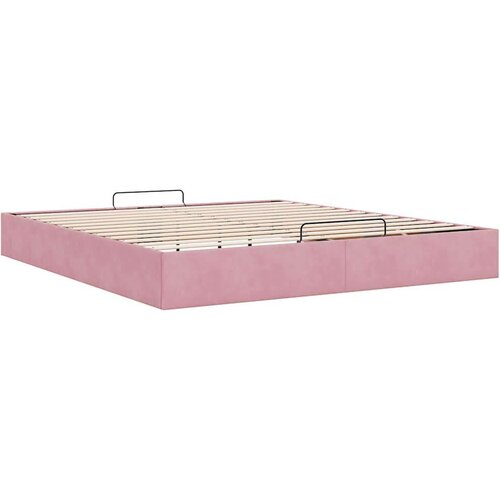 VidaXL Otomanski okvir kreveta bez madraca 90 x 200 cm bar&amp;scaron;unasti Slike