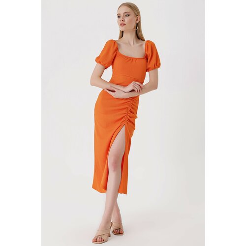 Bigdart Dress - Orange - Wrapover Slike