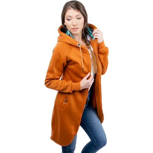 Glano Women&amp;#039;s Extended Sweatshirt - orange Slike