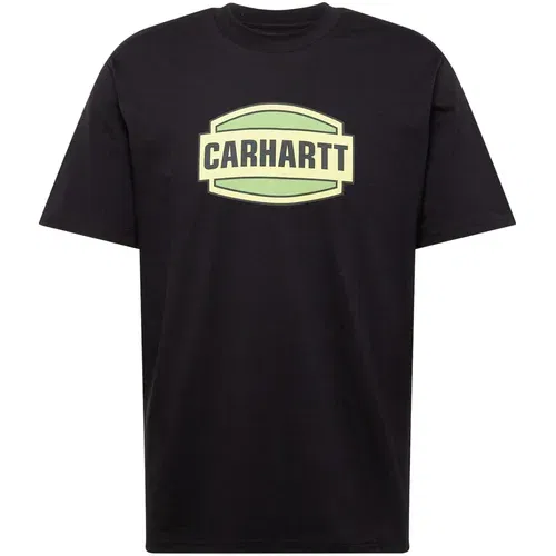 Carhartt WIP Majica žuta / pastelno zelena / crna