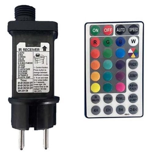  LED RGB spolja&amp;scaron;nja girlanda STRING 13 m 15xLED/0,5W/230V IP44 Slike