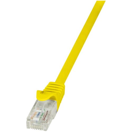 Logilink KABEL PATCH UTP Cat 6 1,50m RJ45 1Gbit - rumen (CP2047U), (20505923) Cene