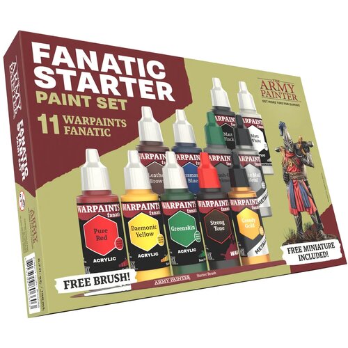 The Army Painter Warpaints Fanatic: Starter Set - 1 set. Cene