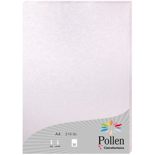 Clairefontaine papir Pollen iridescent (perlasti) pink A4/210gr 1/25 Cijene