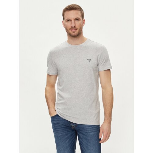 Guess Majica Caleb U97M00 KCD31 Siva Slim Fit Slike