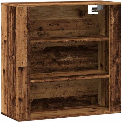 Maison Chic Stenska omarica - Zidna omarica starinski les 80x33x80 cm inženirski les iu943, (22063429) Cene