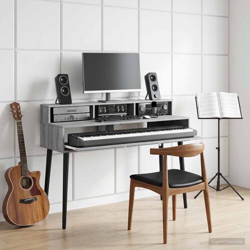 Studio radni stol Siva Sonoma 152 x 42,5 x 36 cm Cijene