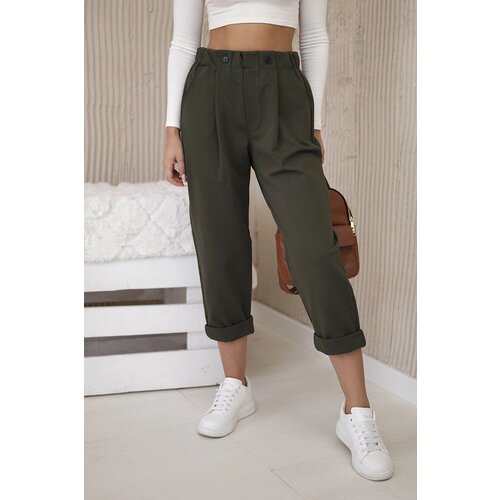 Kesi Punto Milano Winter khaki pants Cene