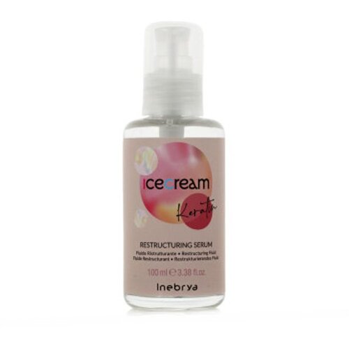 Inebrya Ice Cream Keratin Restructuring Serum serum za kosu obojena kosa neposlu&scaron;na kosa suha kosa 100 ml unisex Cijene